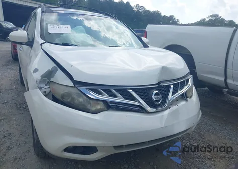 2012 Nissan Murano Sl from USA, damaged, VIN JN8AZ1MU8CW107963